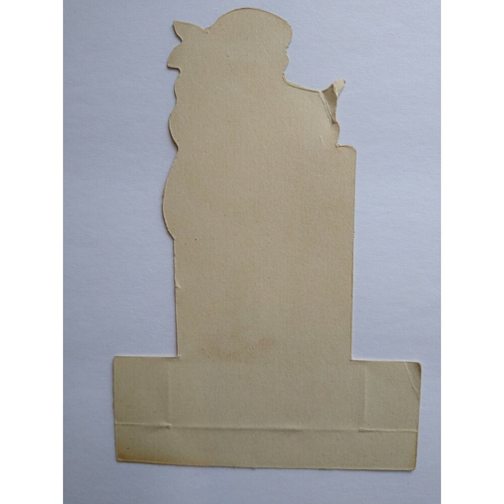 Halloween Diecut Place Card Ellen Clapsaddle Wolf Original  Blindfolded Girl - Picture 4 of 5